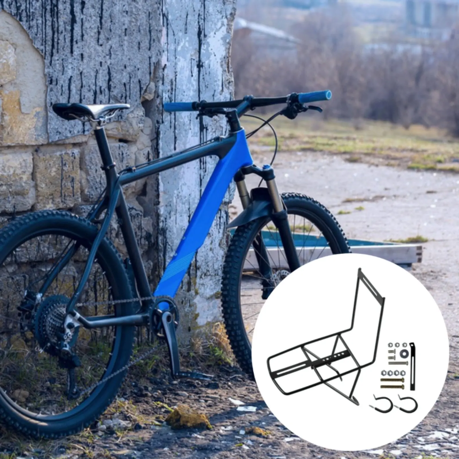 

V Brake Front Rack Aluminum Alloy Mountain Bike Front Rack Easy to Install High Load Capacity