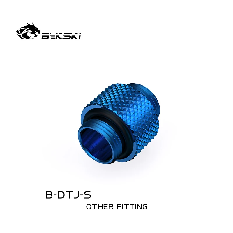 BYKSKI G1/4\'\' to G1/4\'\' Dual External Thread Connection Male to Male adapter thread 4.5MM connector for water cooling