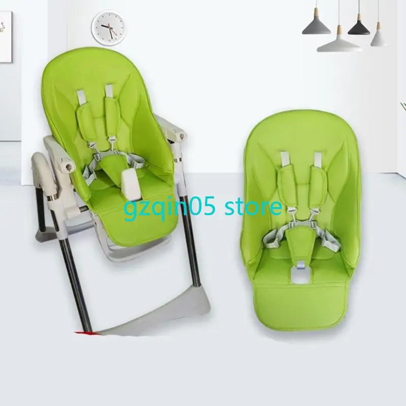 H055 أحزمة أمان للكراسي العالية للأطفال مكونة من 5 نقاط قابلة للتعديل من النايلون لعربات الأطفال