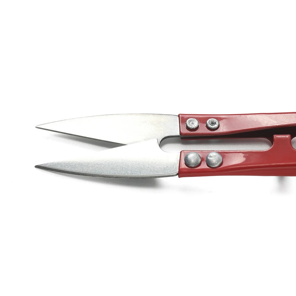 1pc Iron U-Shaped Scissors Portable Random Color Mini Clipper for Trimming Necklaces Bracelets Jewelry Making Tools