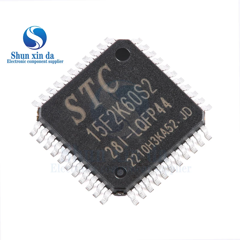 5 buah STC15F2K60S2-28I-LQFP32 IC IC QFP SMD IC Enhanced 1T 8051 pengontrol mikro MCU