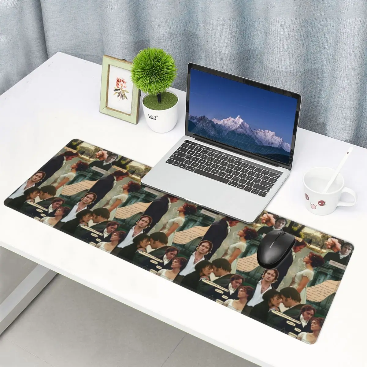 Large Mouse Pad 90s Fitzwilliam Darcy Pride And Prejudice Gamer PC Laptop Mats Keyboard Carpet Computer Gaming Desk Mat