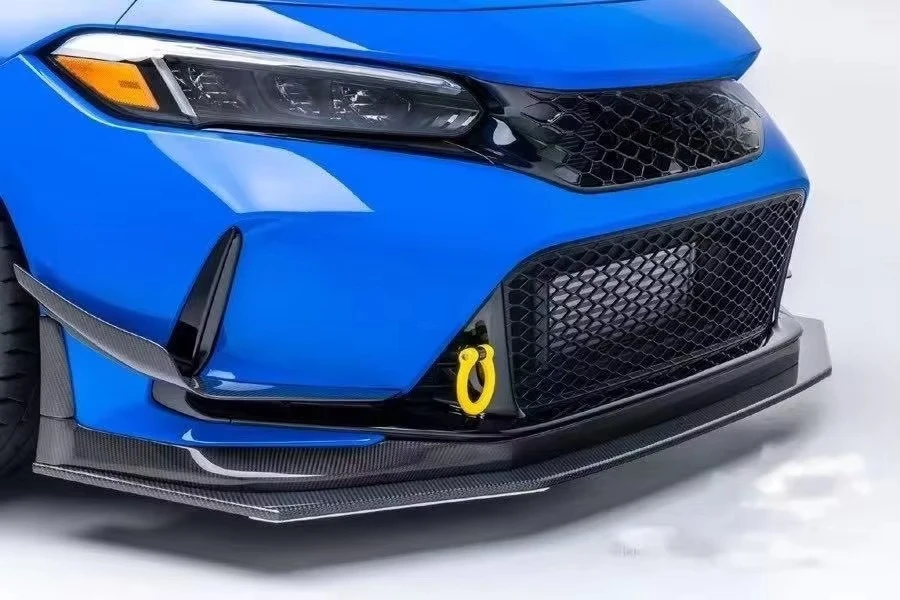 Carbon Fiber Front Bumper Canards for Civic 11th Gen FL5 Type R 2022
