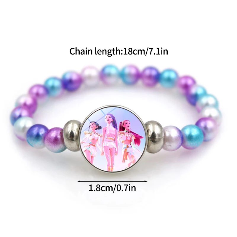 Anime Lumi Mila Zoi Hexenjäger Perlenarmband Cartoon-Figur Halskette Accessoires Schmuck Geburtstag Weihnachtsgeschenk