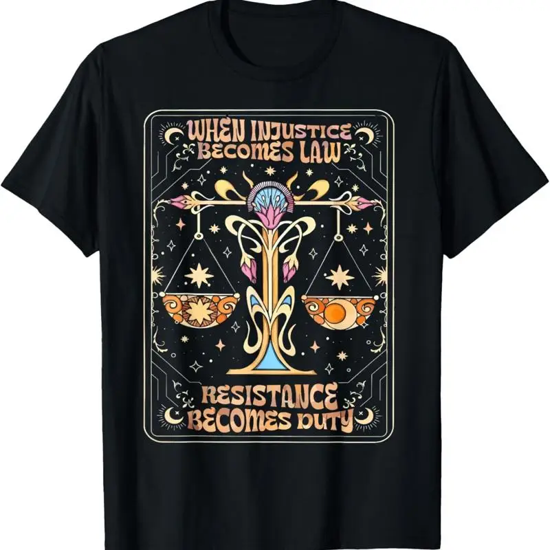 

Футболка с цитатой Rbg When Injustice Becomes Law Resistance Duty