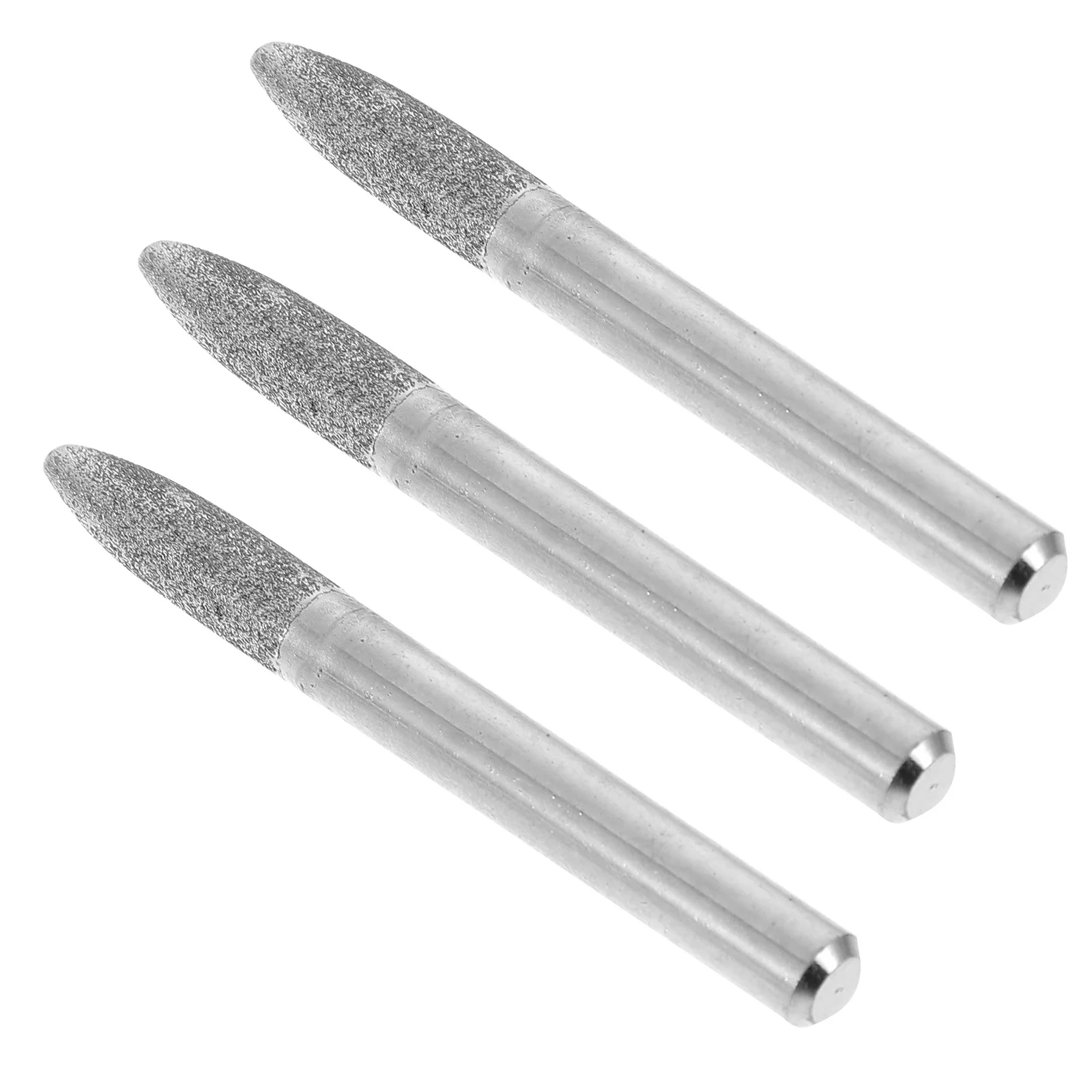 Brocas de diamante de 3 uds., broca Premium para madera, Jade, cerámica, tallado, pulido, herramientas de molienda, brocas para tallar Jade