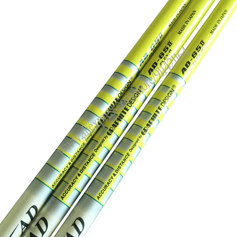 Irons Golf Shaft Men AD-65II Graphite Shaft Yellow Hybrids Irons Clubs Shaft Golf Accessories R or S Flex Caliber:0370