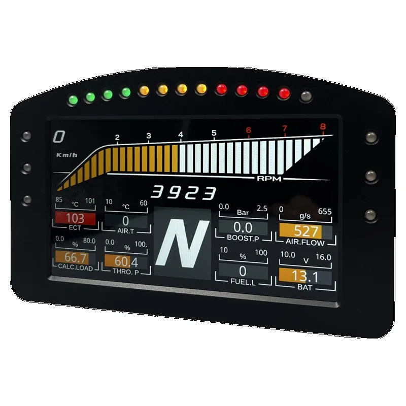 Manual and Automatic Car Racing Gauges with OBD Supporting CAN Protocol, Customizable Full Replacement Computer