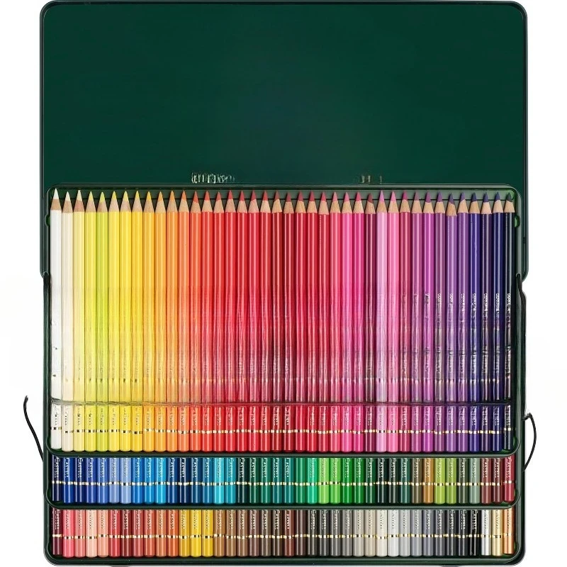 أقلام تلوين للفنانين من Polychromos - علبة مكونة من 120 لونًا - أقلام رصاص فنية عالية الجودة