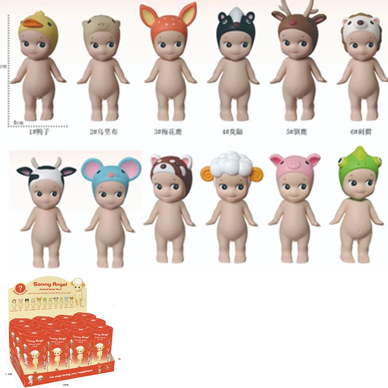 Sonny Angel Hippers Dreaming Animal Back Series Mini Figures Action Amine Car Mobile Phone Halloween Christmas Kid's Toys Gift