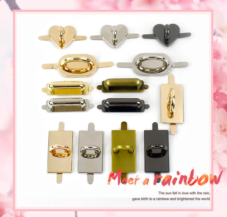 4/10Pcs Deepeel Metal Arch Bridge Buckle Bag Straps Connector Clasp for Handbag Purse Side Clip D Ring Hook DIY Crafts Accessory