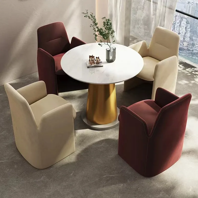 Reception single sofa chair negotiation table chair