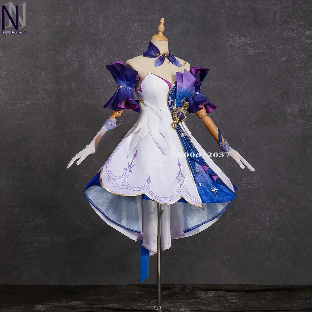 Honkai Star Rail Game Robin Cosplay Costume Dress Wig Uniform Wings Headwear Earrings Singer Halloween Party Props Women Anime