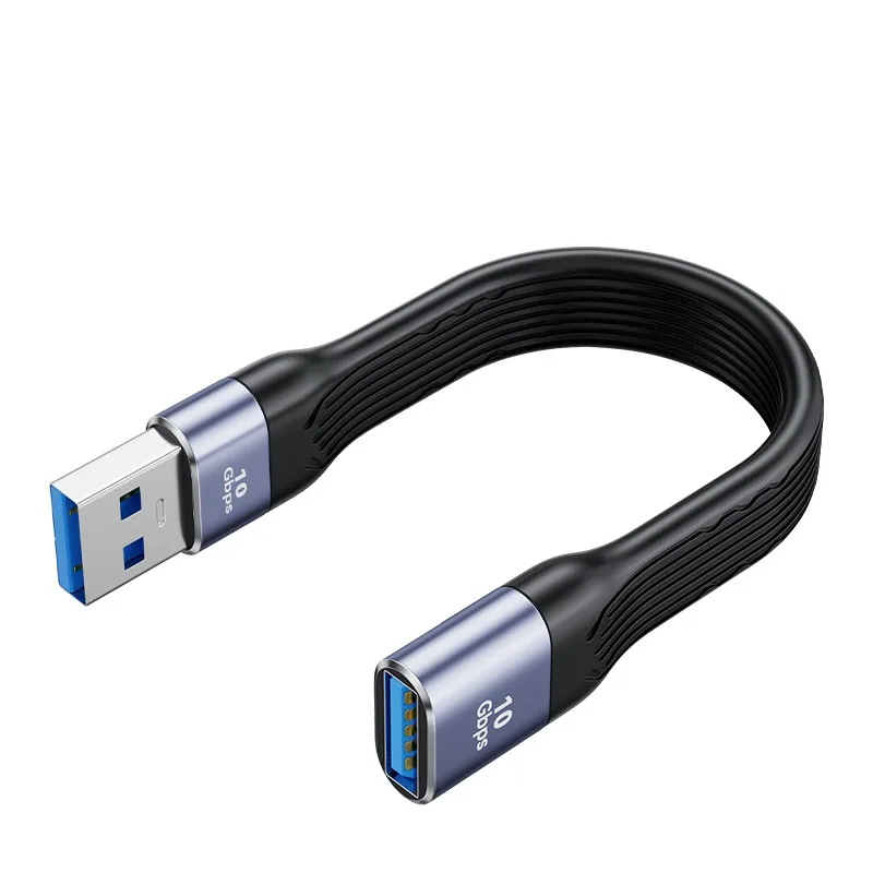 

2PCS 4K USB Extension Cable 100W Fast Charging A Male To A Female USB3.1 10Gbps Extender Multifunctional Data Cord