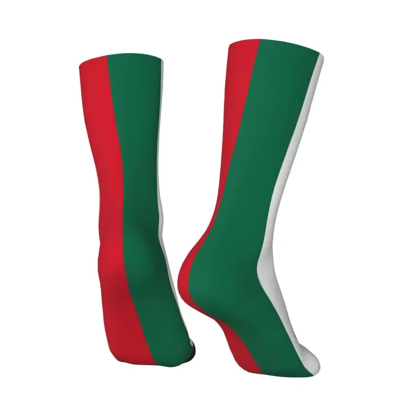 Mexico Flag Mens Crew Socks Unisex Kawaii 3D Print Mexican Proud Dress Socks