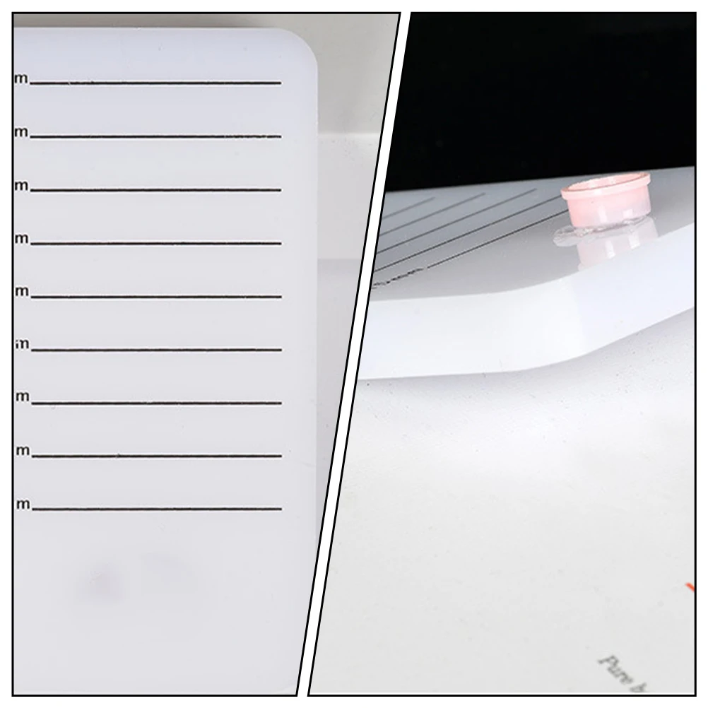 Eyelash Extensions Tray Transparent with Scale False Lashes Holder for Grafting Easy Application Beauty Salon Tools