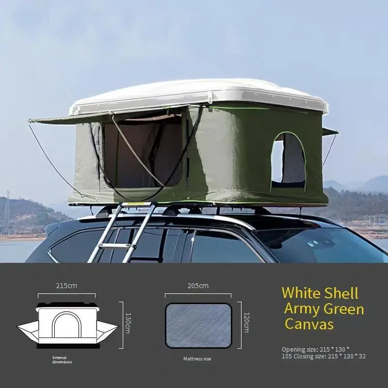 High Quality Multifunctional Foldable Hard Shell Roof Top Tent For Outdoor Car Camping