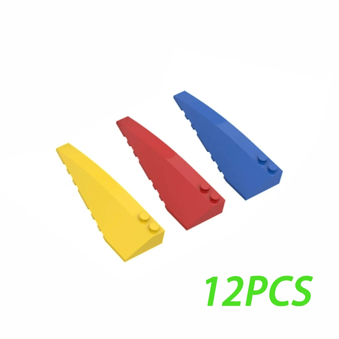 Building Block Technical Parts 3x10 Curved Wedge-Shaped Brick Left MOC 50955 Assembles Toys Particle Creative Gift Kit 50g/12PCS