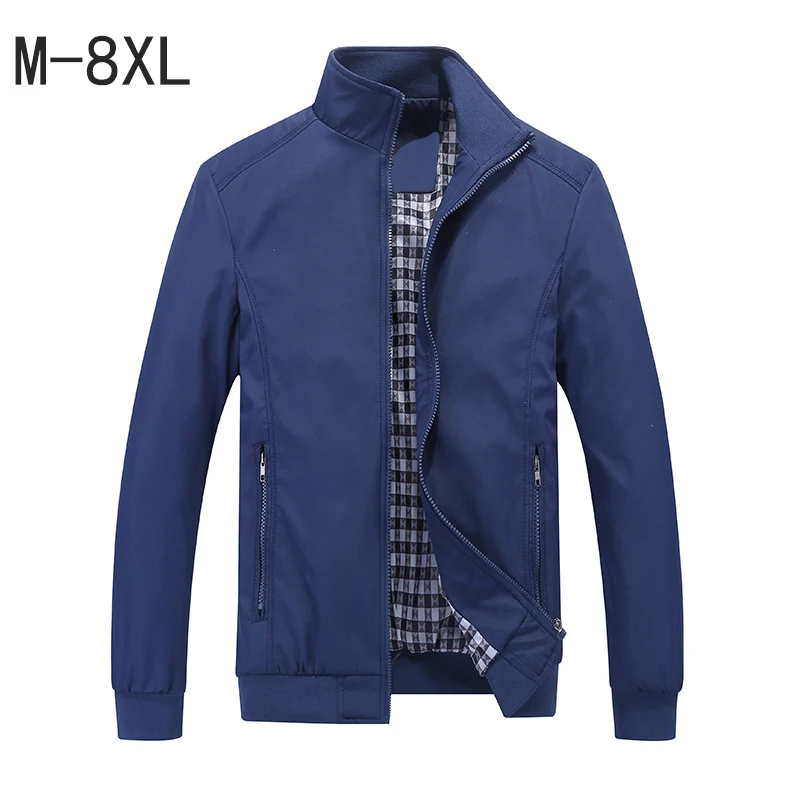 New 2024 Jacket Men Fashion Casual Loose  Mens Jacket Sportswear Bomber Coat Mens jackets and Coats Plus Size M- 8XL