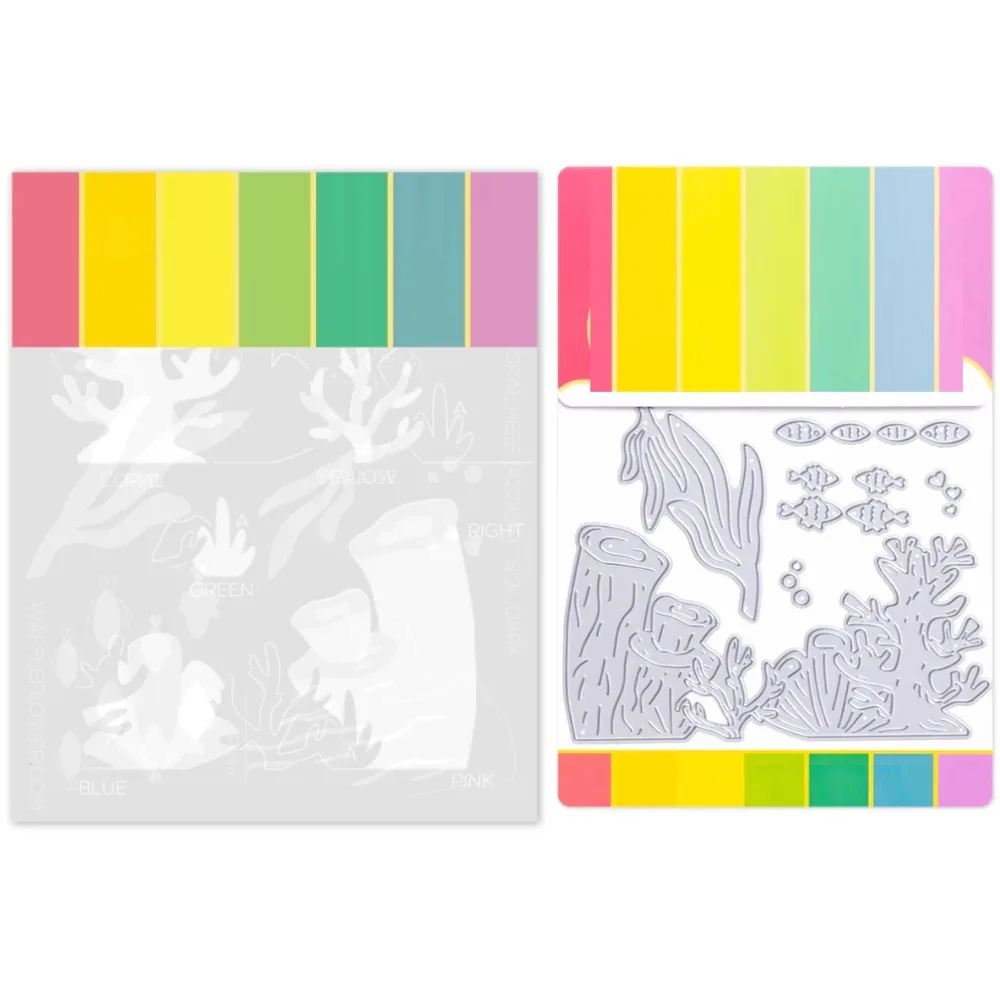 2026 Cutting Dies Scrapbook Diary Decoration Stencil Embossing Template DIY Greeting Card Handmade Dog Footprints marine animals
