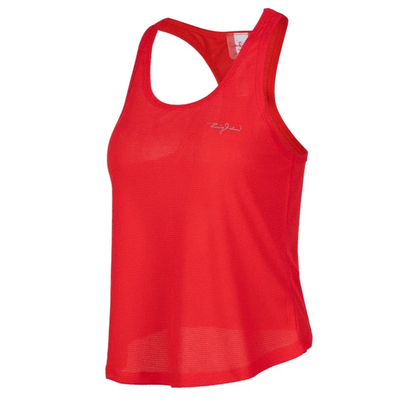 Women Summer Running Vest Sleeveless Quick Dry Breathable I Style Sport T-shirt Thin Yoga Fitness Top Mesh Solid Color