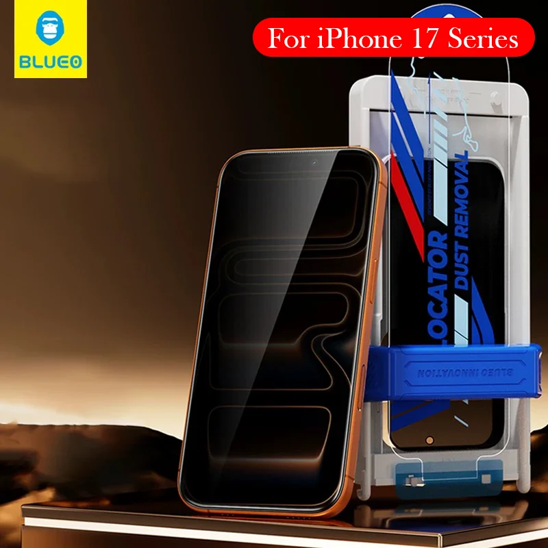 

Blueo AR Privacy Glass For iPhone 17 Pro Max Anti Spy Screen Protector for iPhone 17 Pro Air