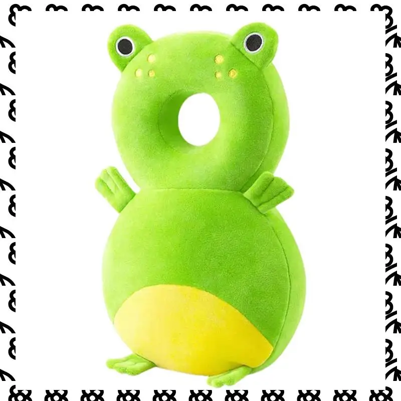 A07I Protective Gear For Toddlers-Baby Head Protection Backpack-Soft Comfortable, Cute Cartoon Design Mat Anti-Fall Pillow