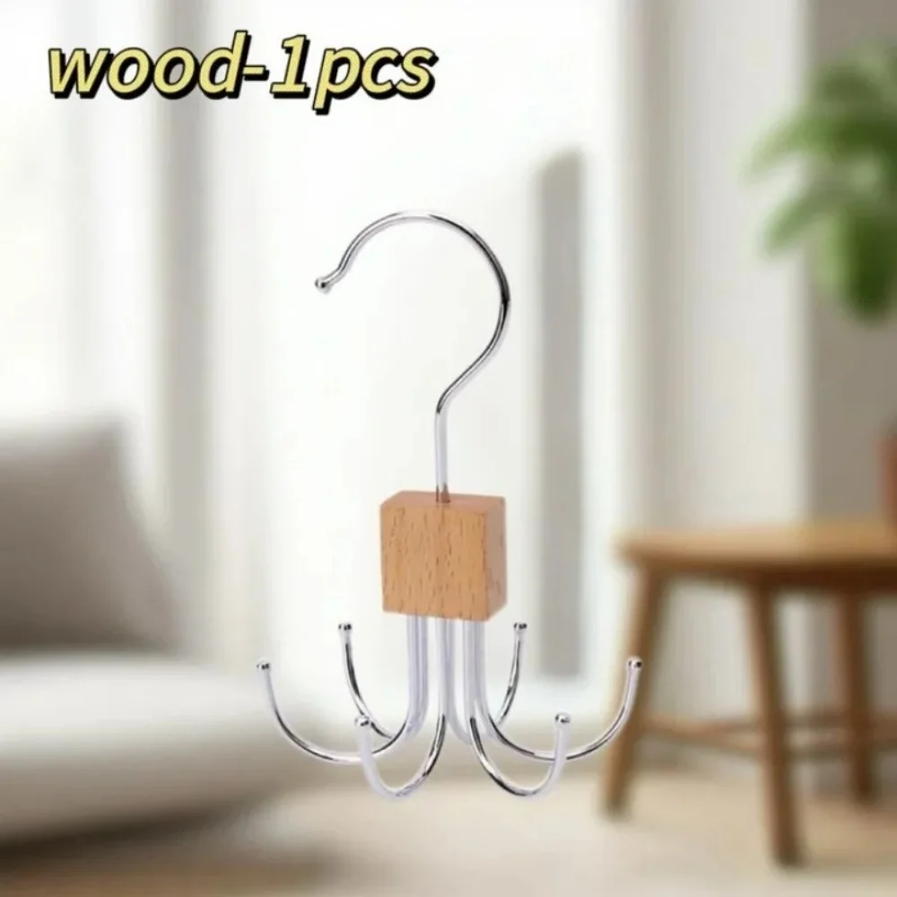 360 Rotatable Multi-Claw Storage Coat Hook Organizer