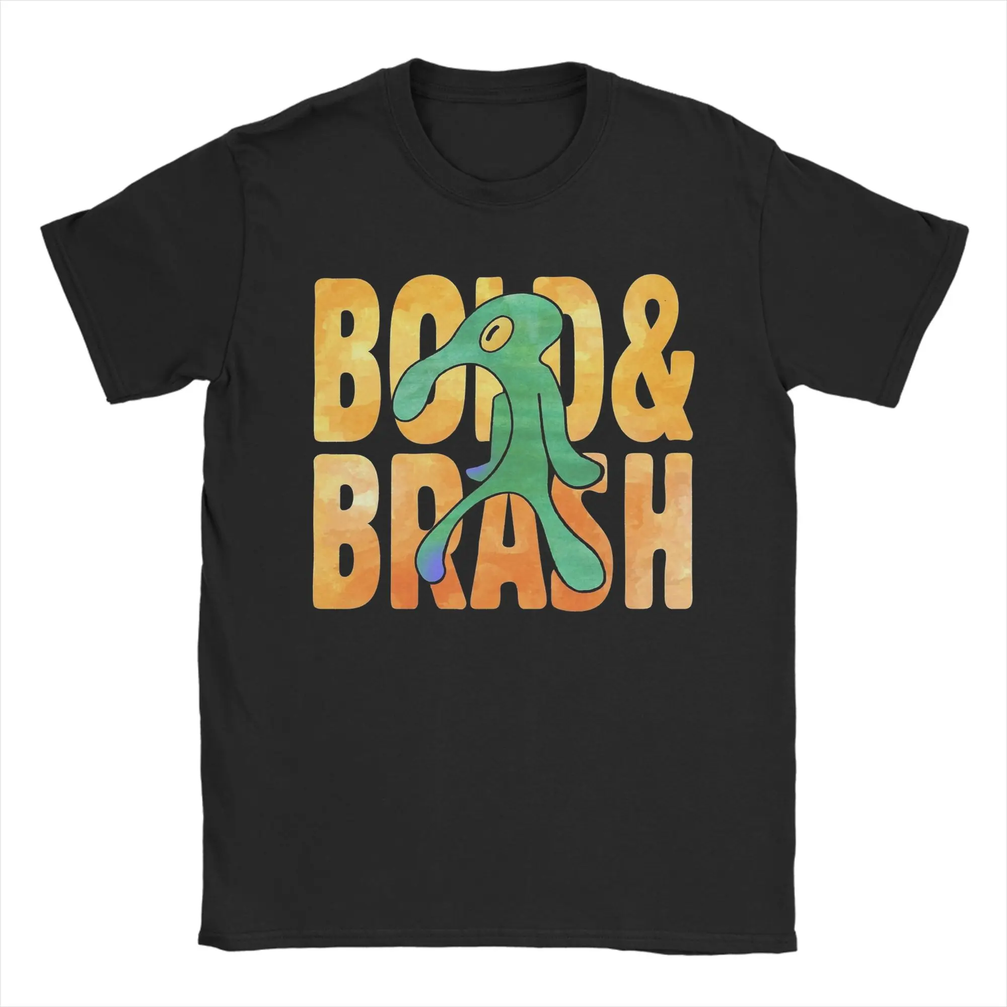 Novelty Bold And Brash T-Shirt for Men Round Collar 100% Cotton T Shirt  Short Sleeve Tee Shirt Printed Clothes