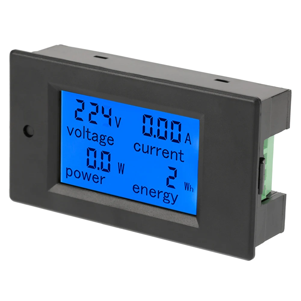 Power Monitor PEACEFAIR PZEM-061 LCD Voltage Current Power Energy Meter Voltmeter Ammeter 100A AC80-260V + CT Current Meter