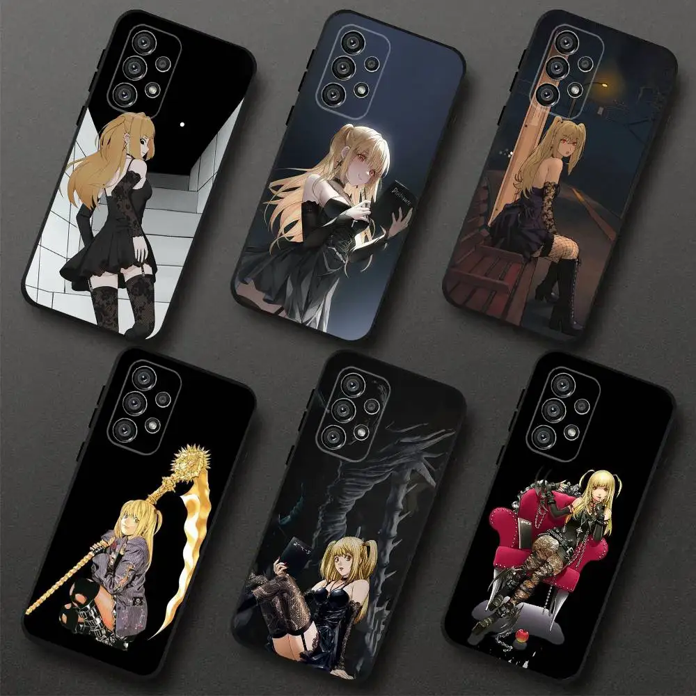 

Amane D-Death Misa Note-S Phone Case For Samsung S 25,24,23,22,30,21,10,9,Ultra,Plus,Lite,FE,4,5G Black Soft Case
