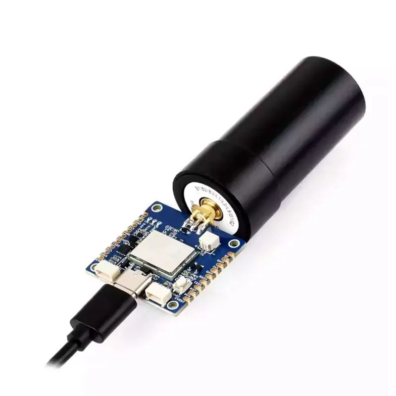 GNSS L1+ L2+ L5 Multi-Band IP67 Waterproof Active High-Precision Positioning Antenna Quadrifilar Helix Design, SMA Connector