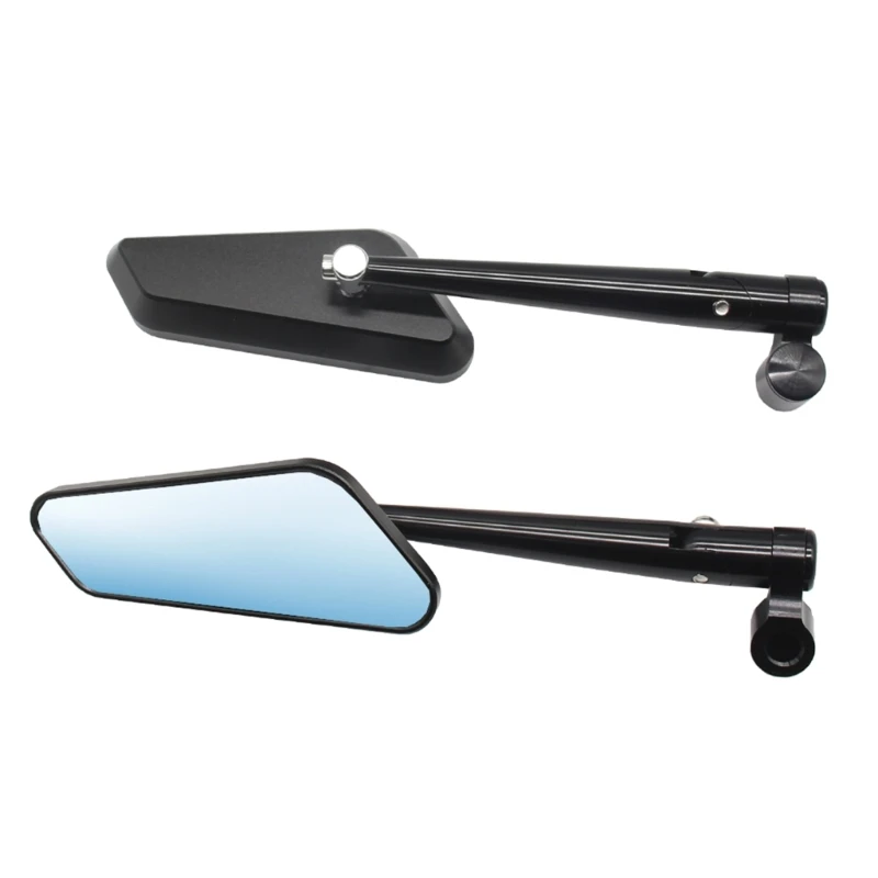 2Pcs/Pair Motorcycle Rearview Mirror Scooter E-Bike Rearview Mirrors Electrombile Back Side Convex Mirror 8mm 10mm