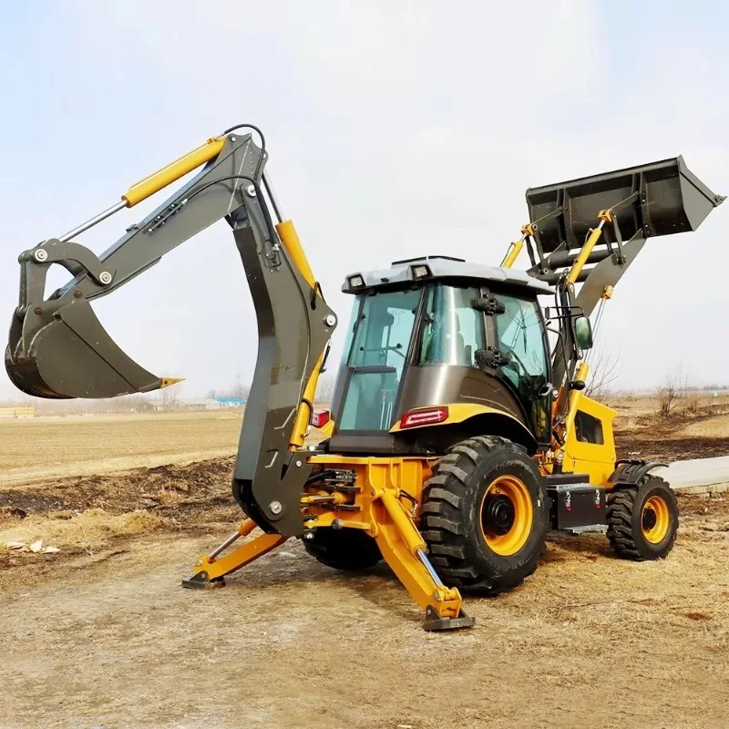 Enhanced Backhoe Loader High Load Bearing Capacity Wear Resistant Accessory Design Long Time Continuous Construction Operation