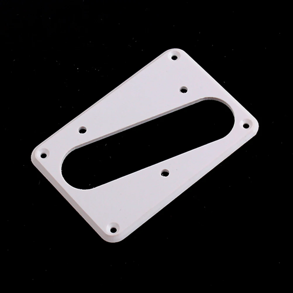 

Single Layer White Guitar Bridge Pickup Cover Flat Base Humbucker Frame Pickup Ring Mounting Plate Durable Humbucker Frame