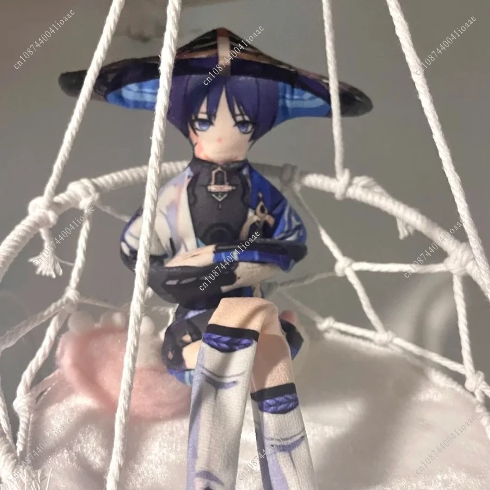 Genshin Impact Anime Cosplay Lustige Puppe Eingebauter Draht Zufällig Ort Aktionen Foto Requisiten Spiel Cartoon Begleiter Geschenk für Fans – Detail 2