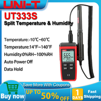 UNI-T UT333S Mini Temperature Humidity Meter Outdoor Hygrometer Overload Indication Unit Conversion LCD Backlight hygromet