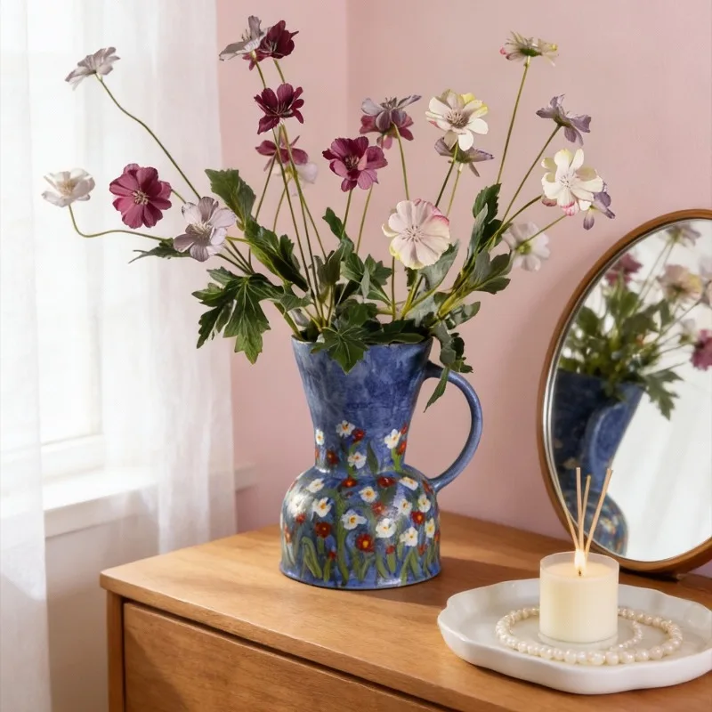 Ceramic Vase Home Living Room Ornament تحف كبيره للمنزل Decoration Maison Floreros Altos В Скандинавском Стиле 2026