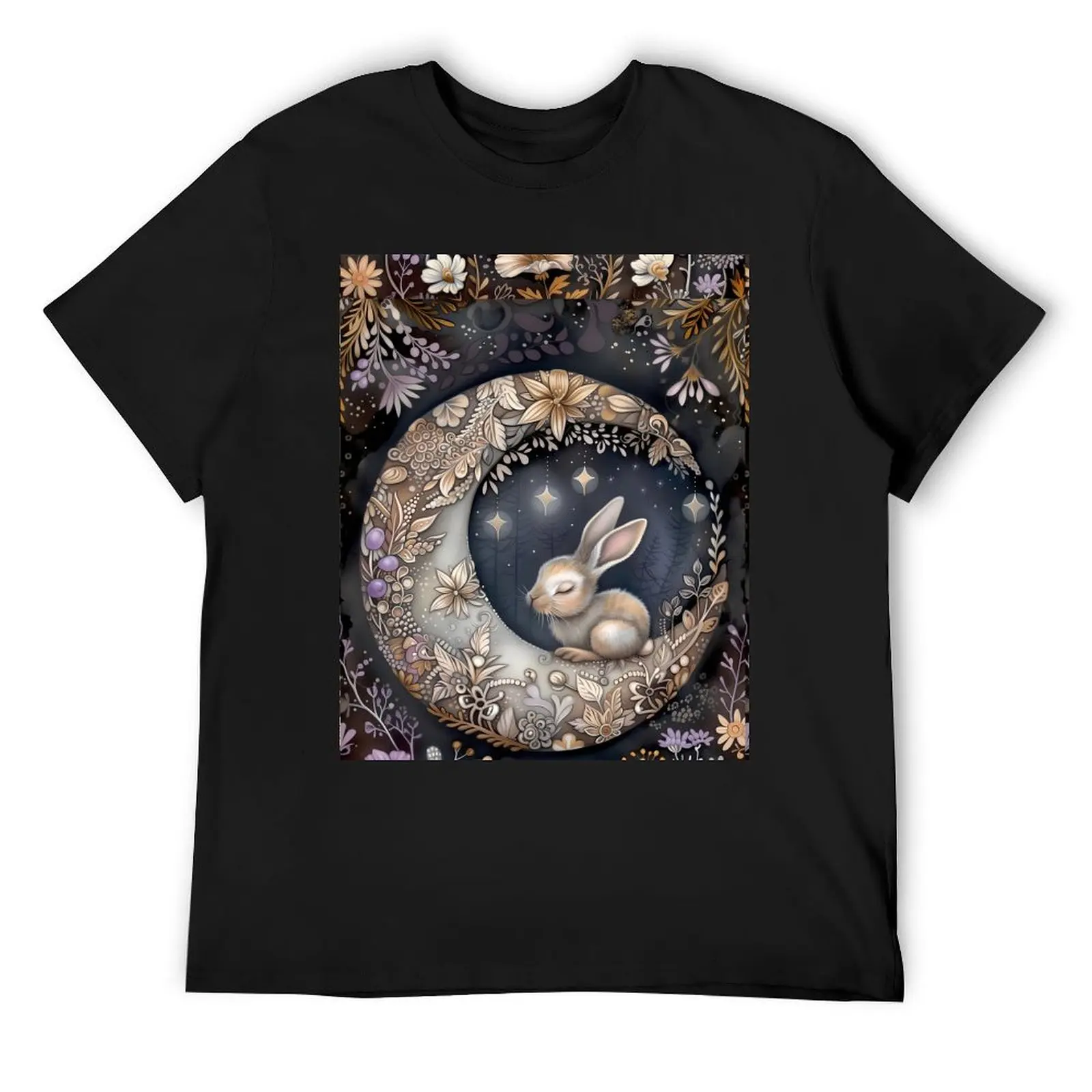

Moonlit Forest Rabbit T-Shirt