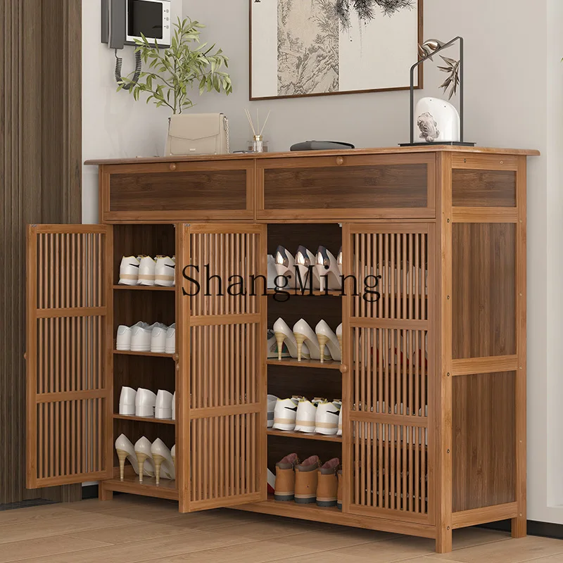 

FG simple shoe cabinet light luxury high sense household integrated home bedroom shoe rack vertical storage entrance cabinet