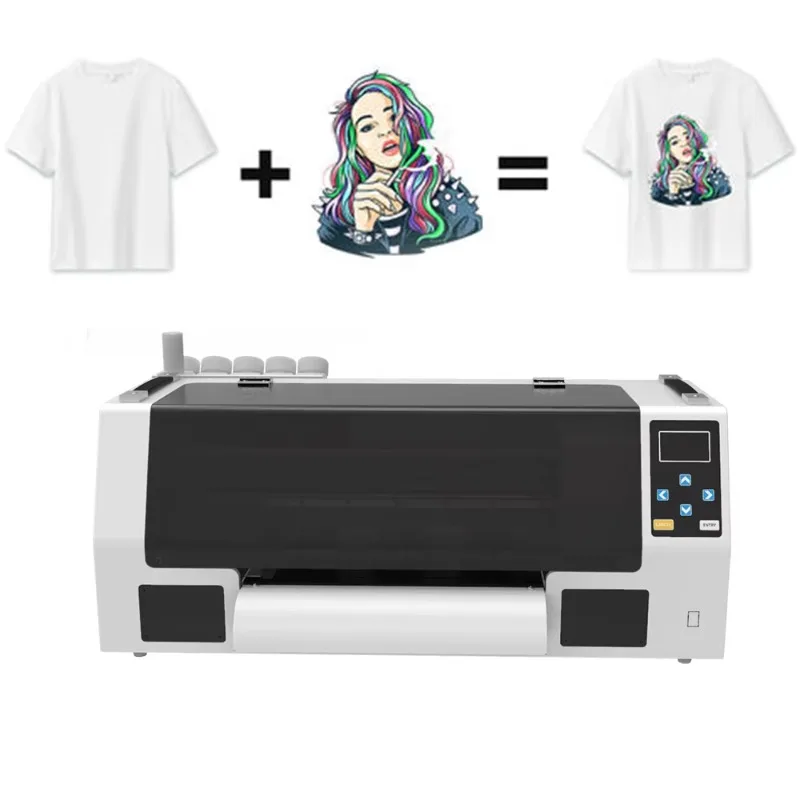 Fast Delivery XP600 DTF Printer 12Inch PET Printer T-Shirt Small Business Ideas Any Textile Fast Delivery DTF Printer
