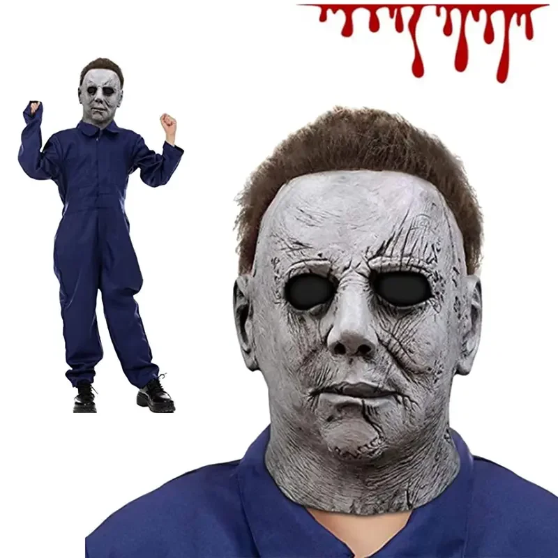 Cafele Movie 1978 Michael Myers Masks Kids Mike Myers Masks Half Face Latex Halloween Myers Costume Masks for Kid Boy Girl