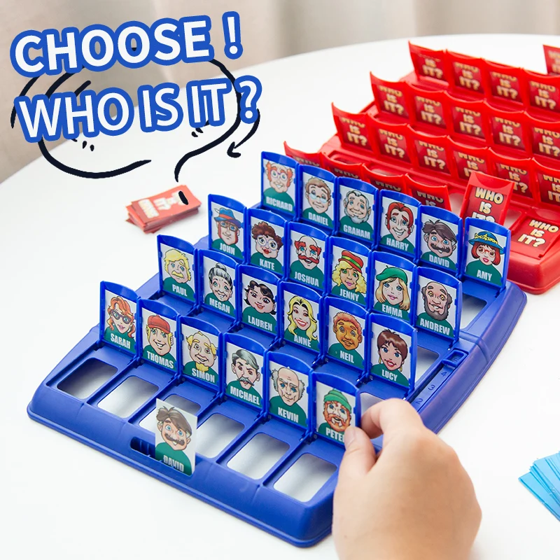 Board Game Who Is It - Zabawna gra planszowa dla całej rodziny