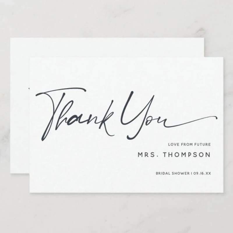 Custom Thank You Cards Business Card Thank You for Your Order Gift Decoration Card Personalized Logo Business Wedding Invitation