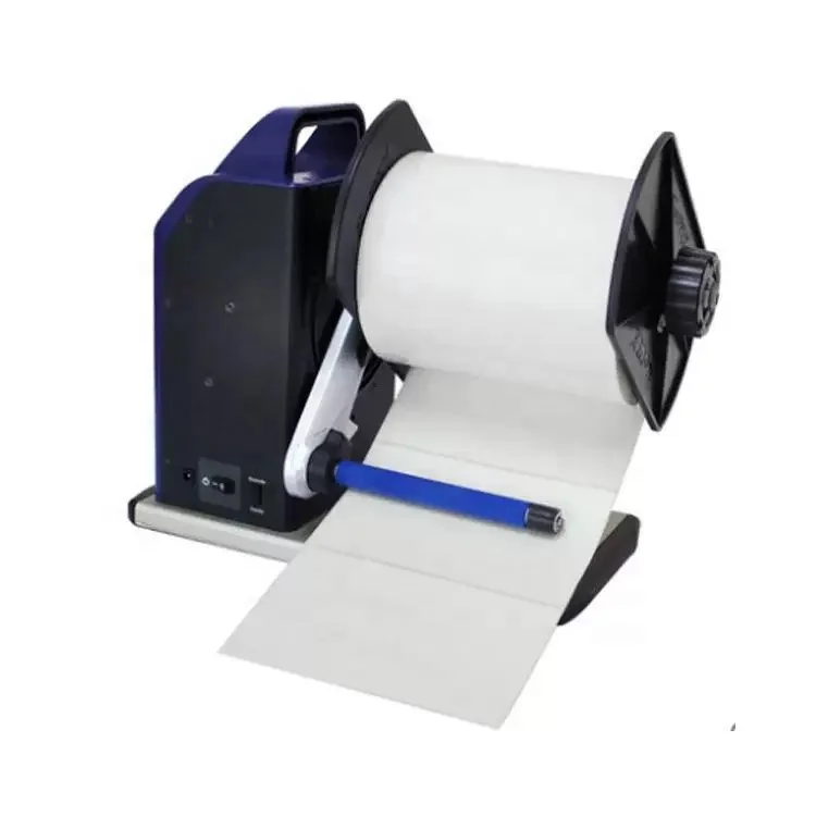 Hot Sell T10/T20 Labels Slitter Rewinder Stick Labeling Machine Rewinder Adjustable Speed Label Paper Collecting Machine