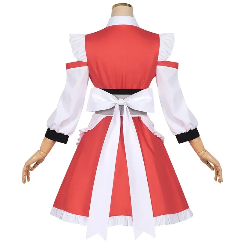 أزياء كوسبلاي بأعظم الخيميائي في جميع الأوقات ماريا التأثيرية فستان الخادمة لوليتا بدلة موحدة ملابس حفلات الهالوين