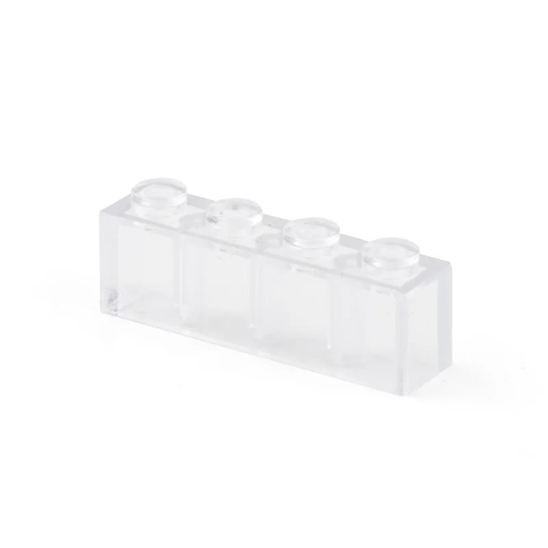 Transparent White Building Blocks  Thick Figures Bricks Educational Creative Size Fit Other Brand Plastic DIY Toys Accessorie