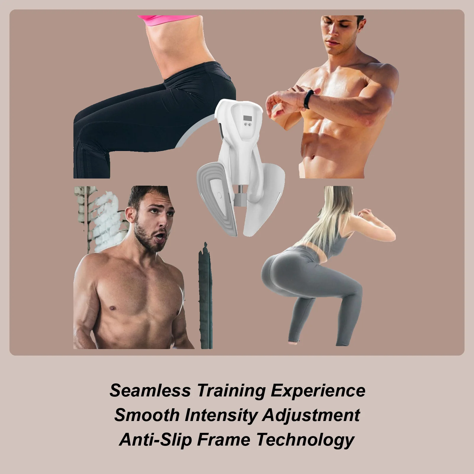 

Pelvic Floor Exercise Devices Quiet Portable Inner Thigh Exerciser For Arm Exercise Buttocks Exercise Girlfriend Wife Friend