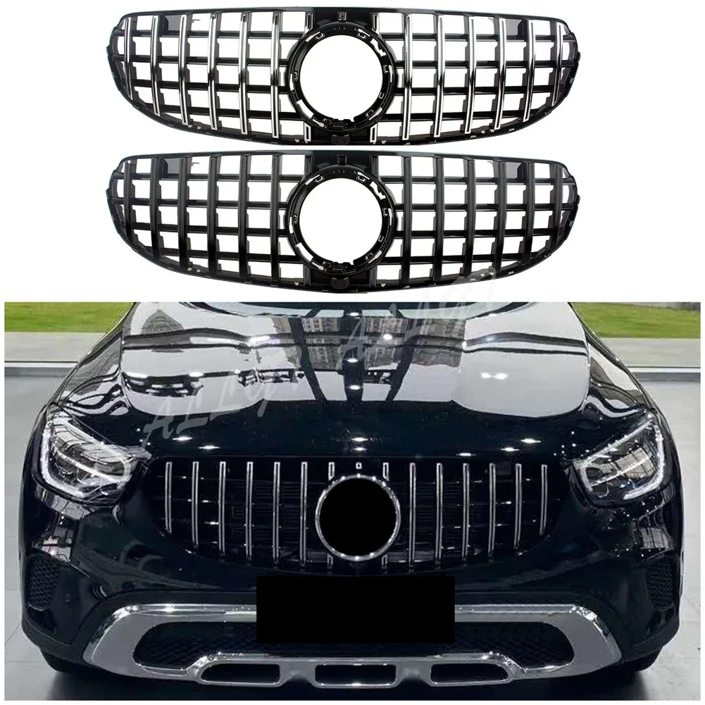 

Car Front Racing Center Grille Facelift Uppeer Bumper Grill For Mercedes Benz W253 X253 GLC Class 2020 2021 General GTR