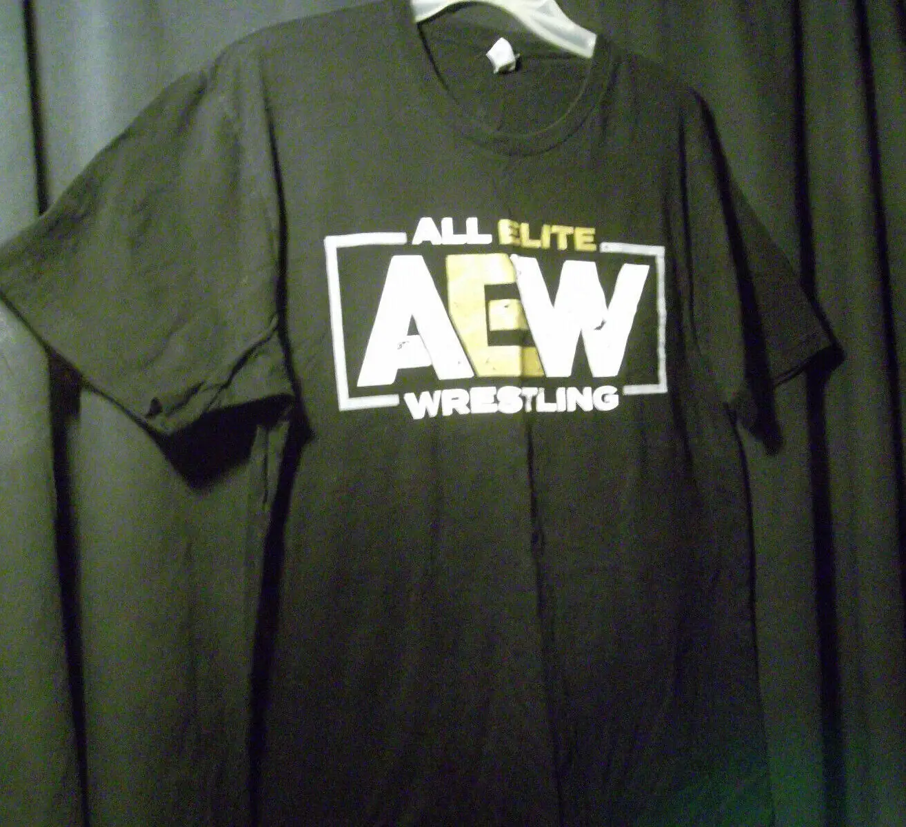 New Without Tags All Elite Wrestling AEW Logo T-shirt Funny Short Sleeve Tshirt Streetwear